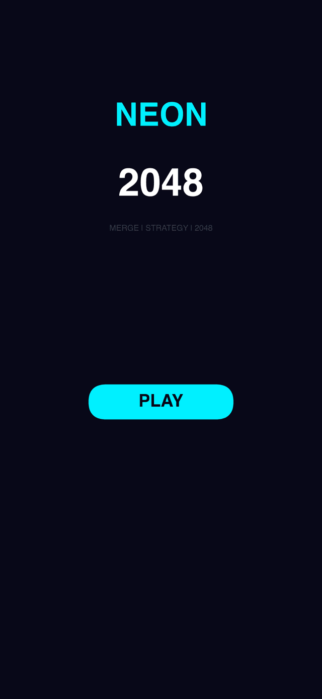 Neon 2048 preview