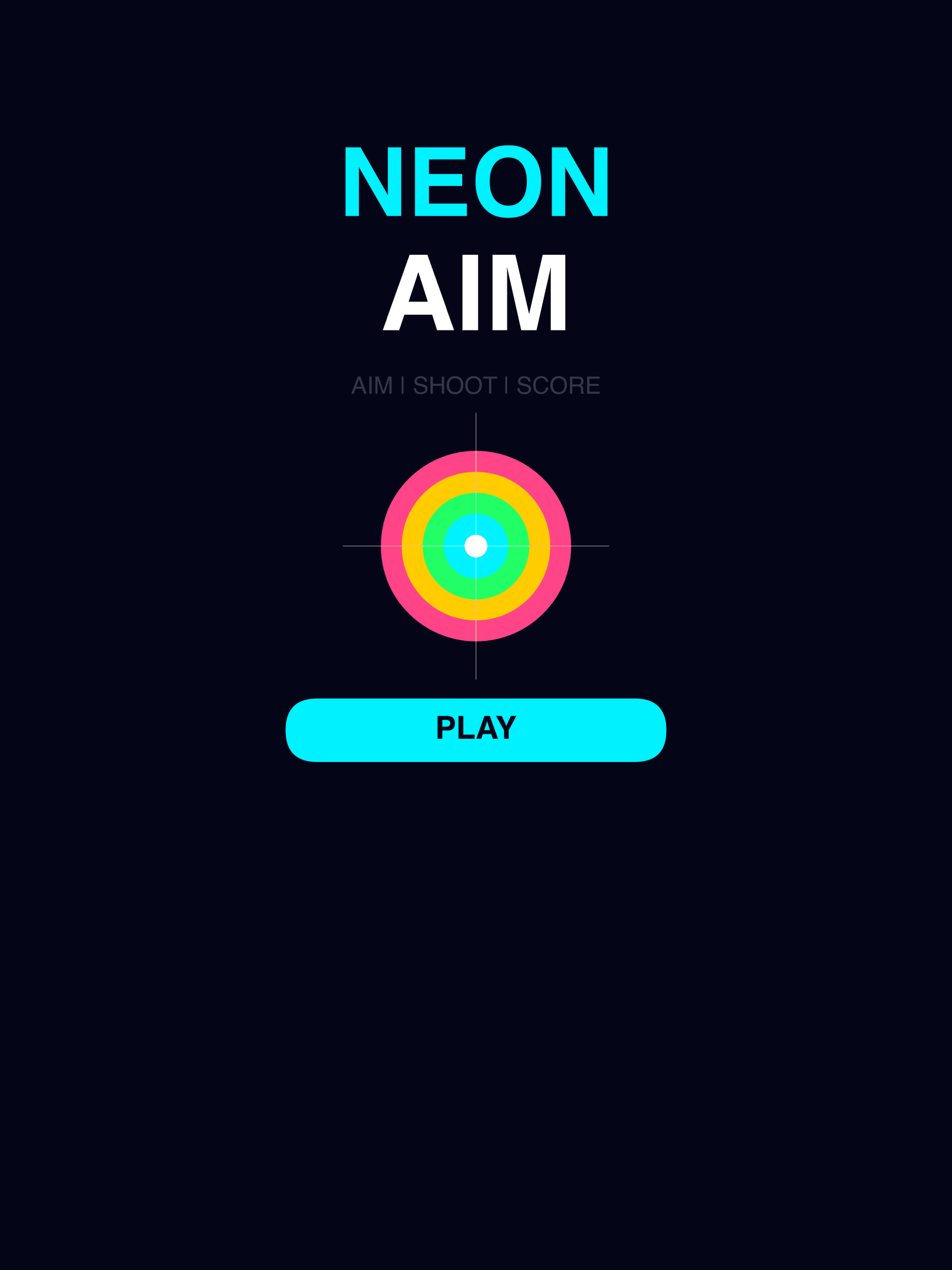 Neon Aim iPad screenshot 1