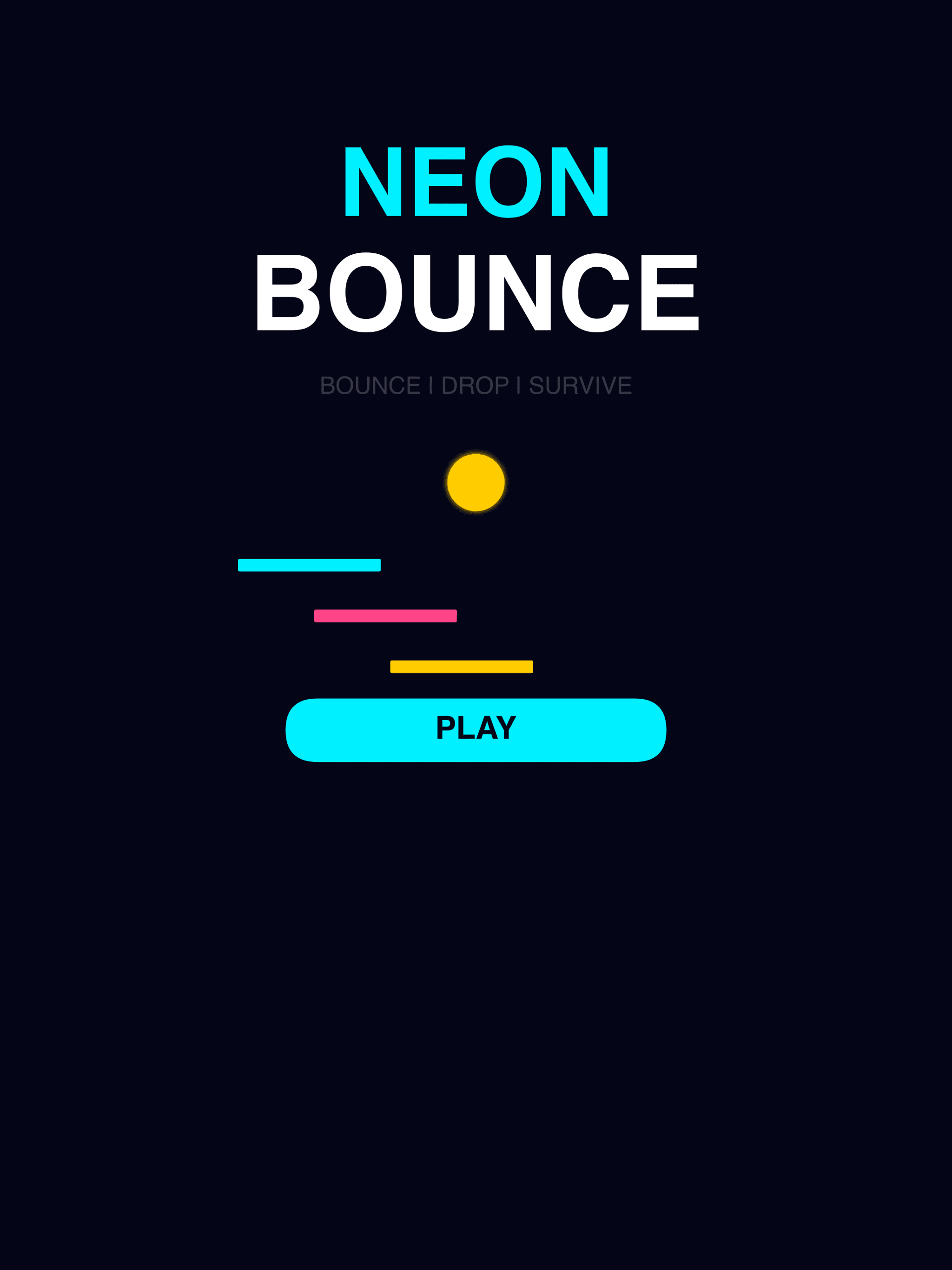 Neon Bounce iPad screenshot 1