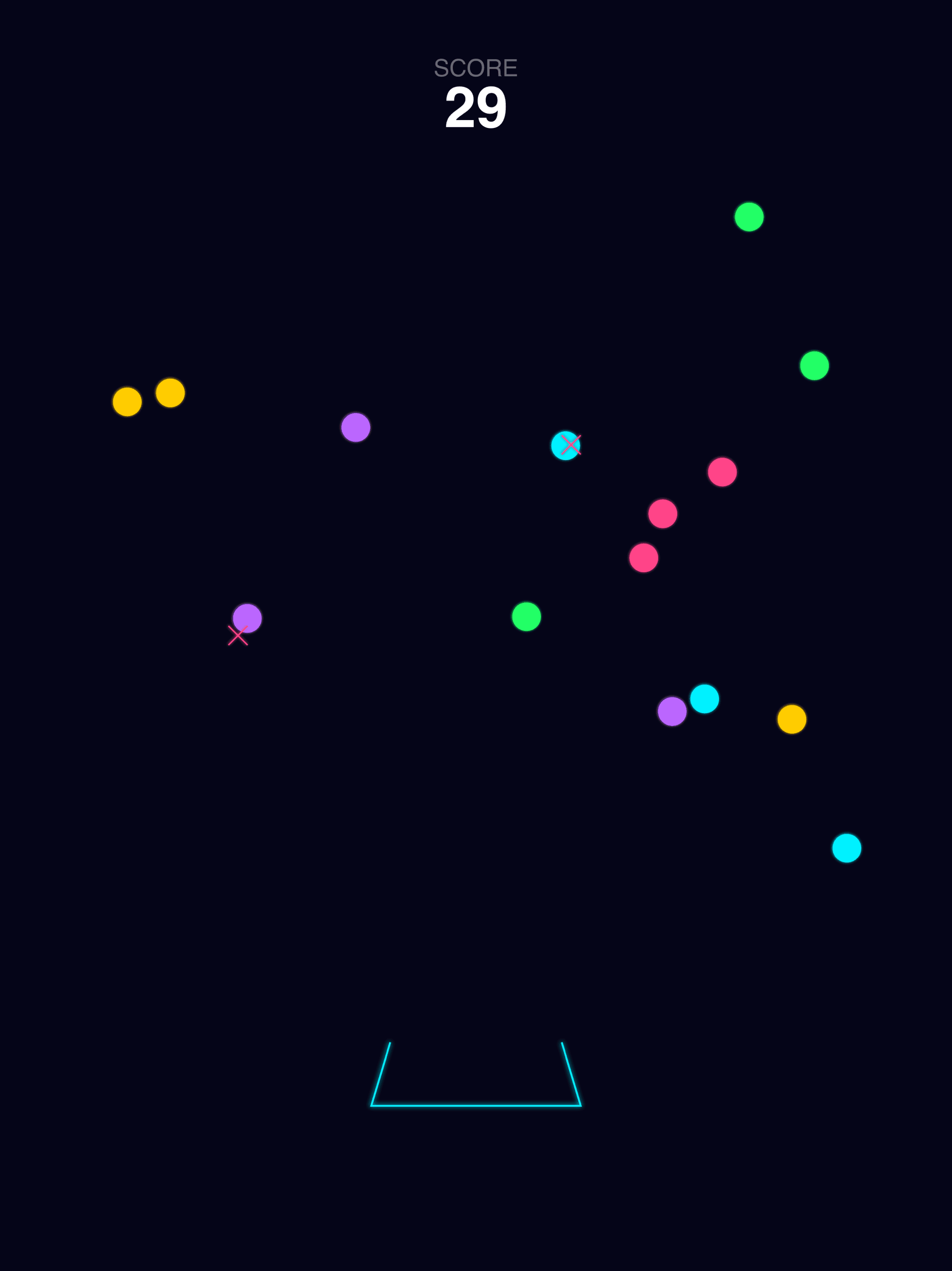 Neon Catch iPad screenshot 2