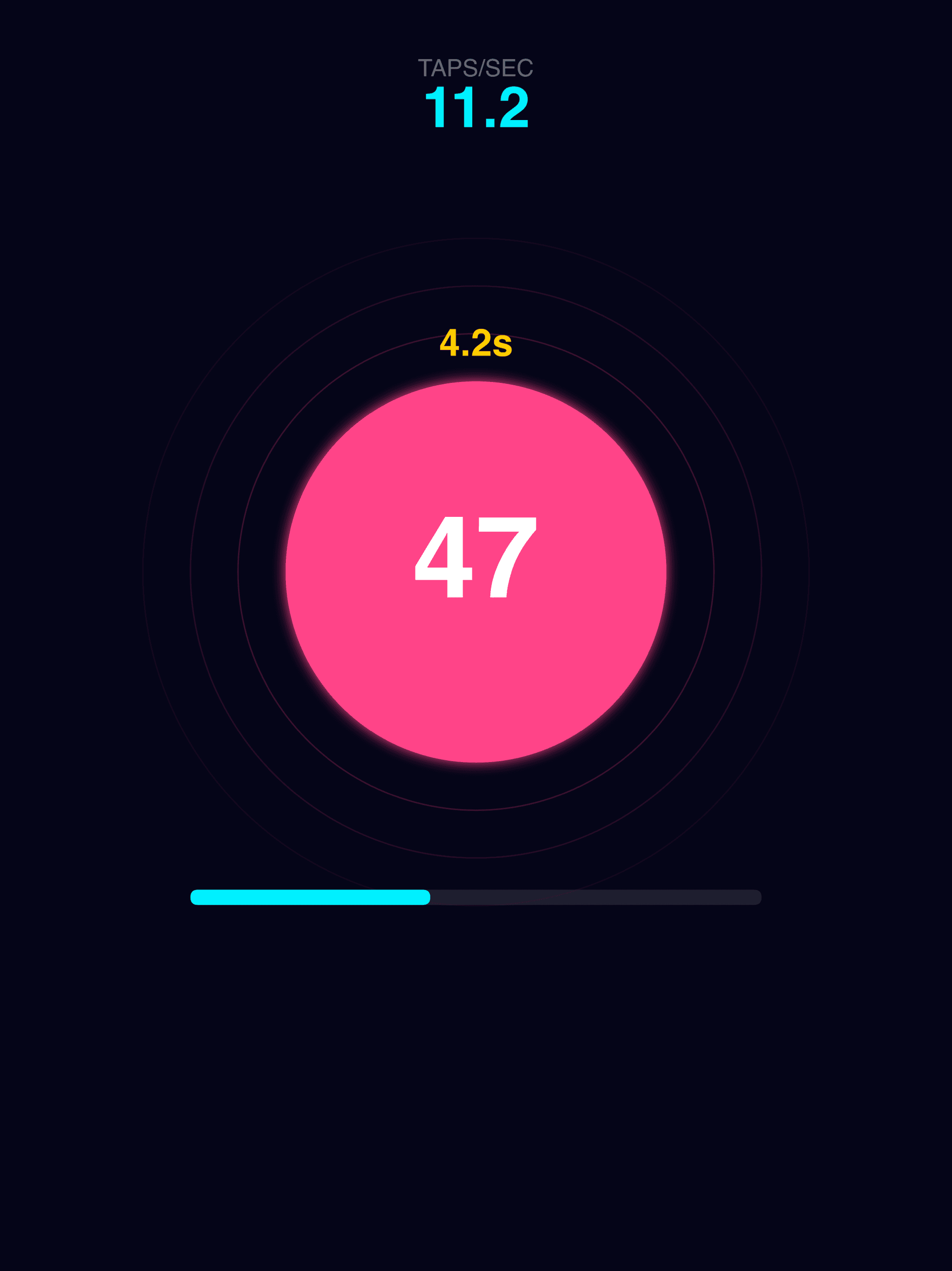 Neon Click iPad screenshot 2