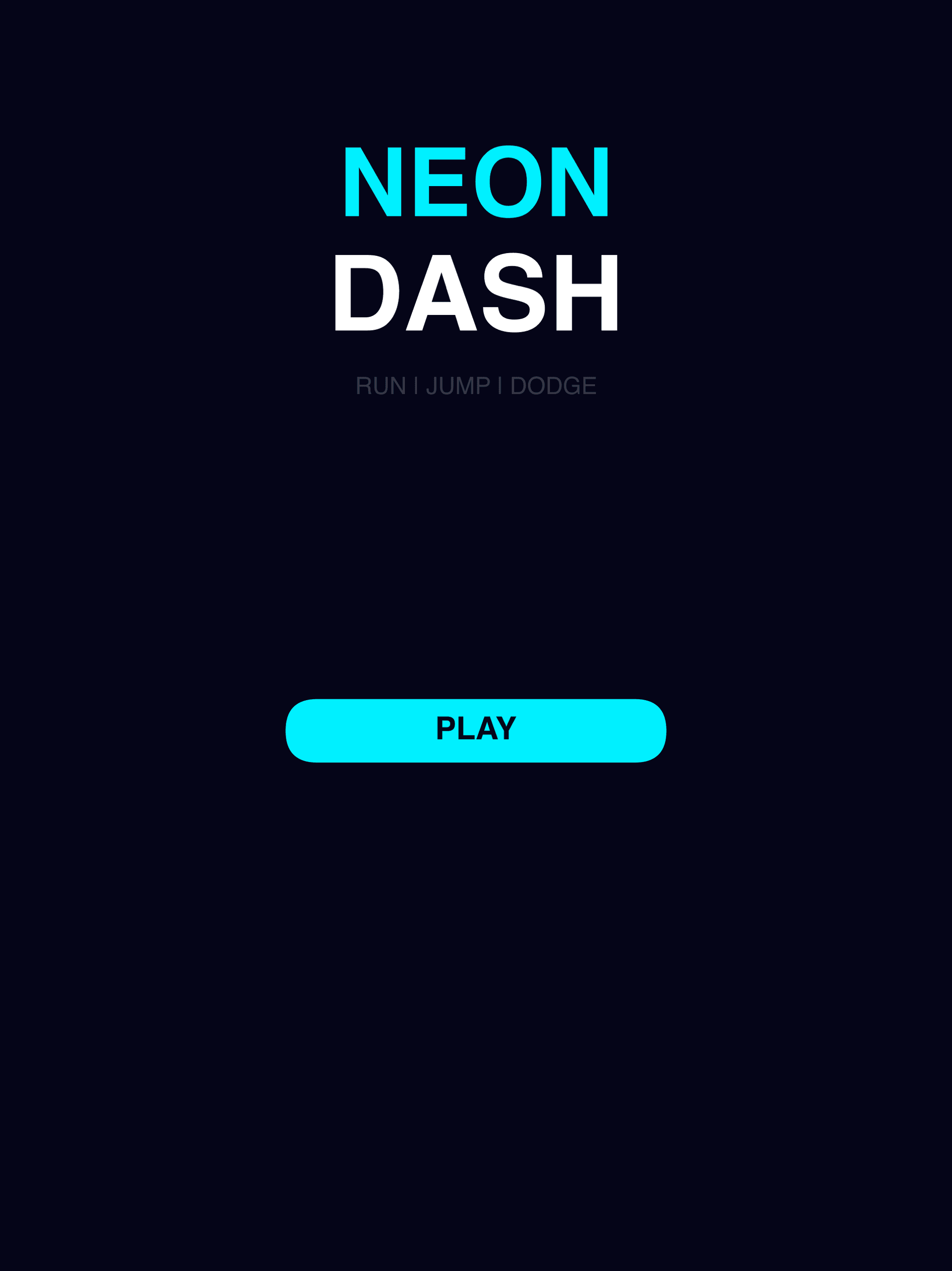 Neon Dash iPad screenshot 1