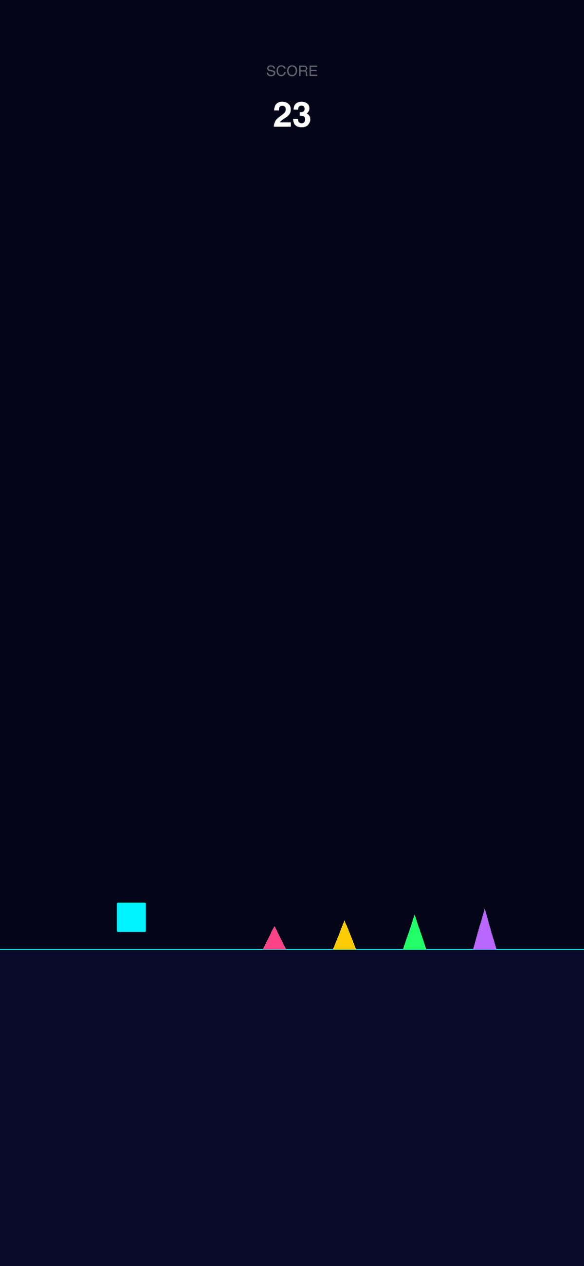 Neon Dash iPhone screenshot 2