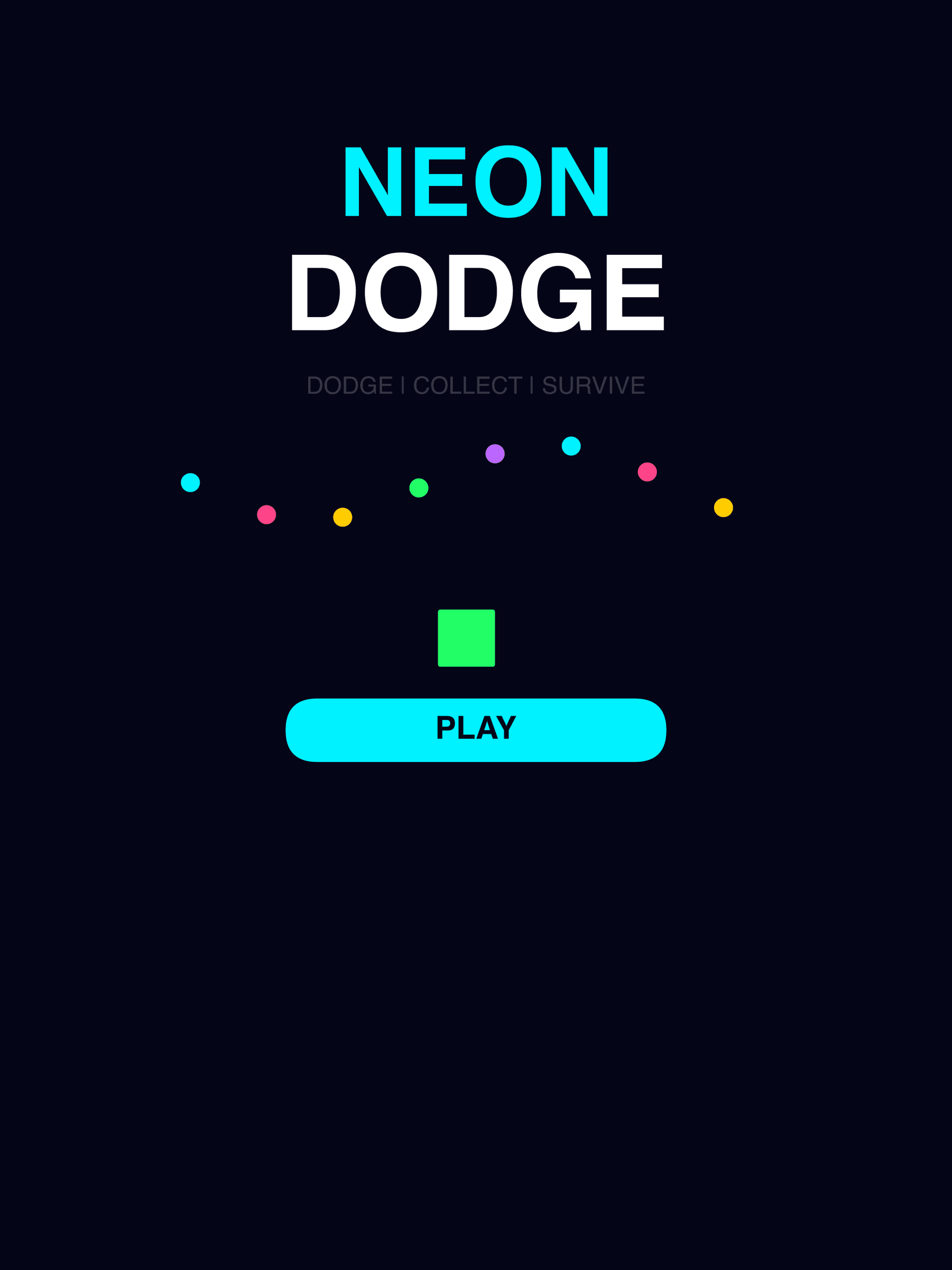 Neon Dodge iPad screenshot 1