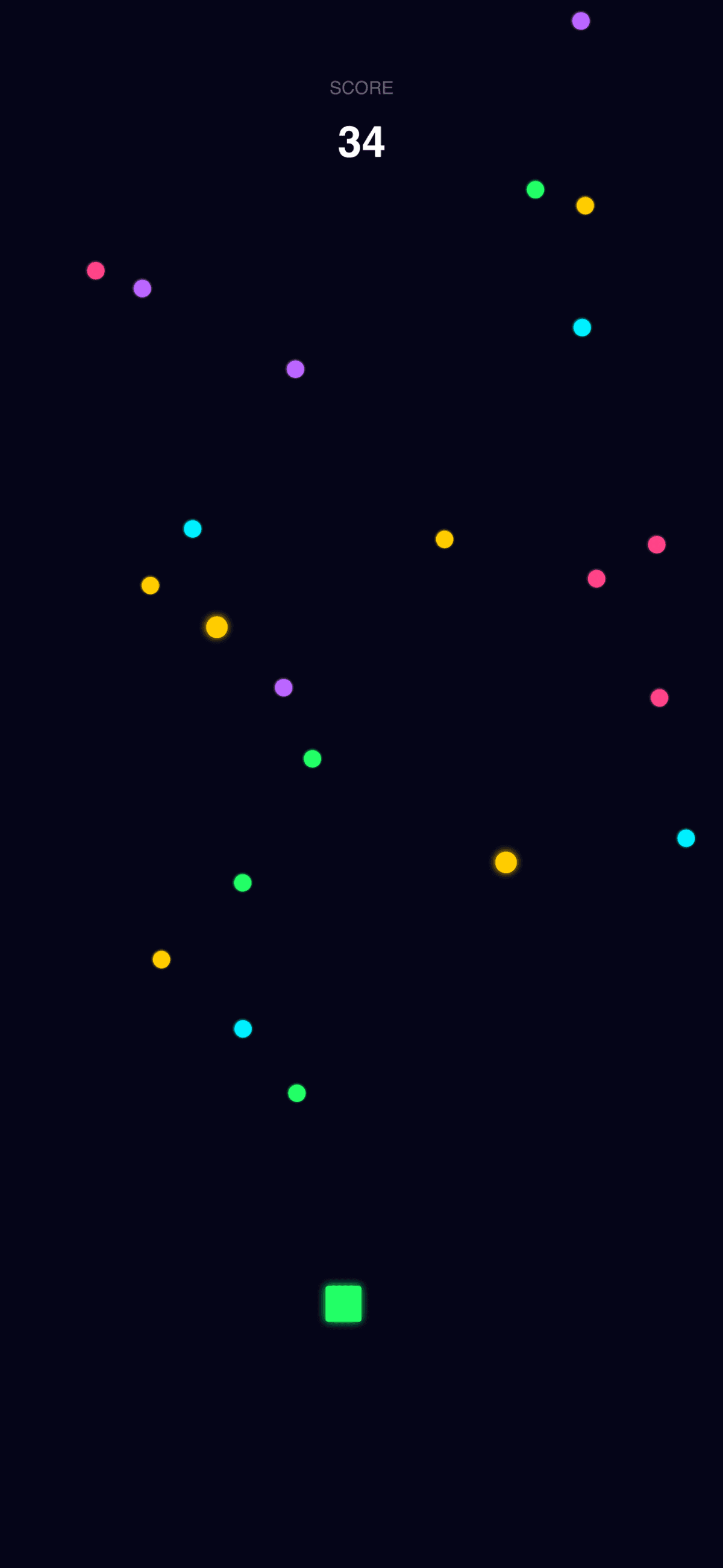 Neon Dodge iPhone screenshot 2