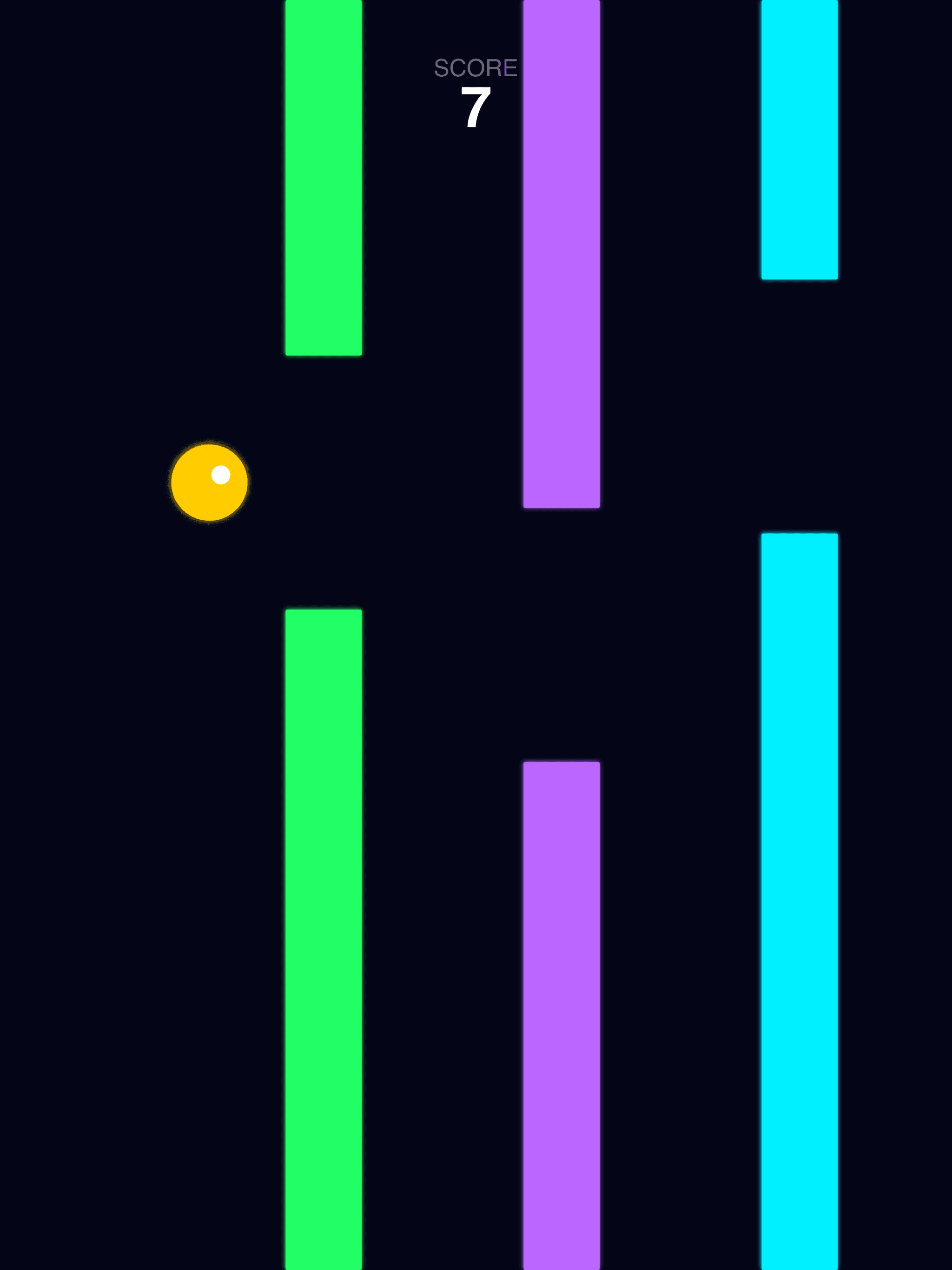Neon Flap iPad screenshot 2