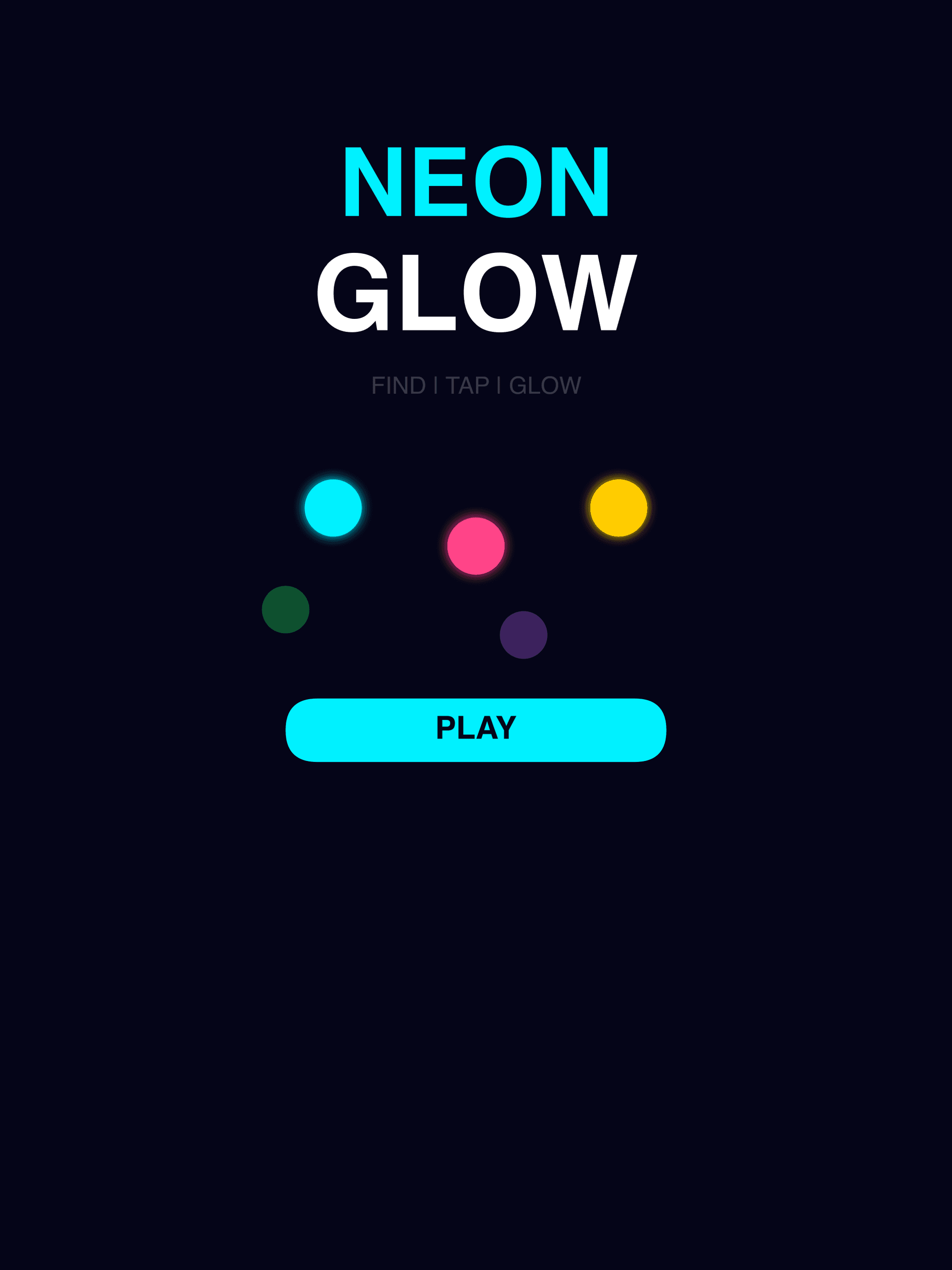 Neon Glow iPad screenshot 1