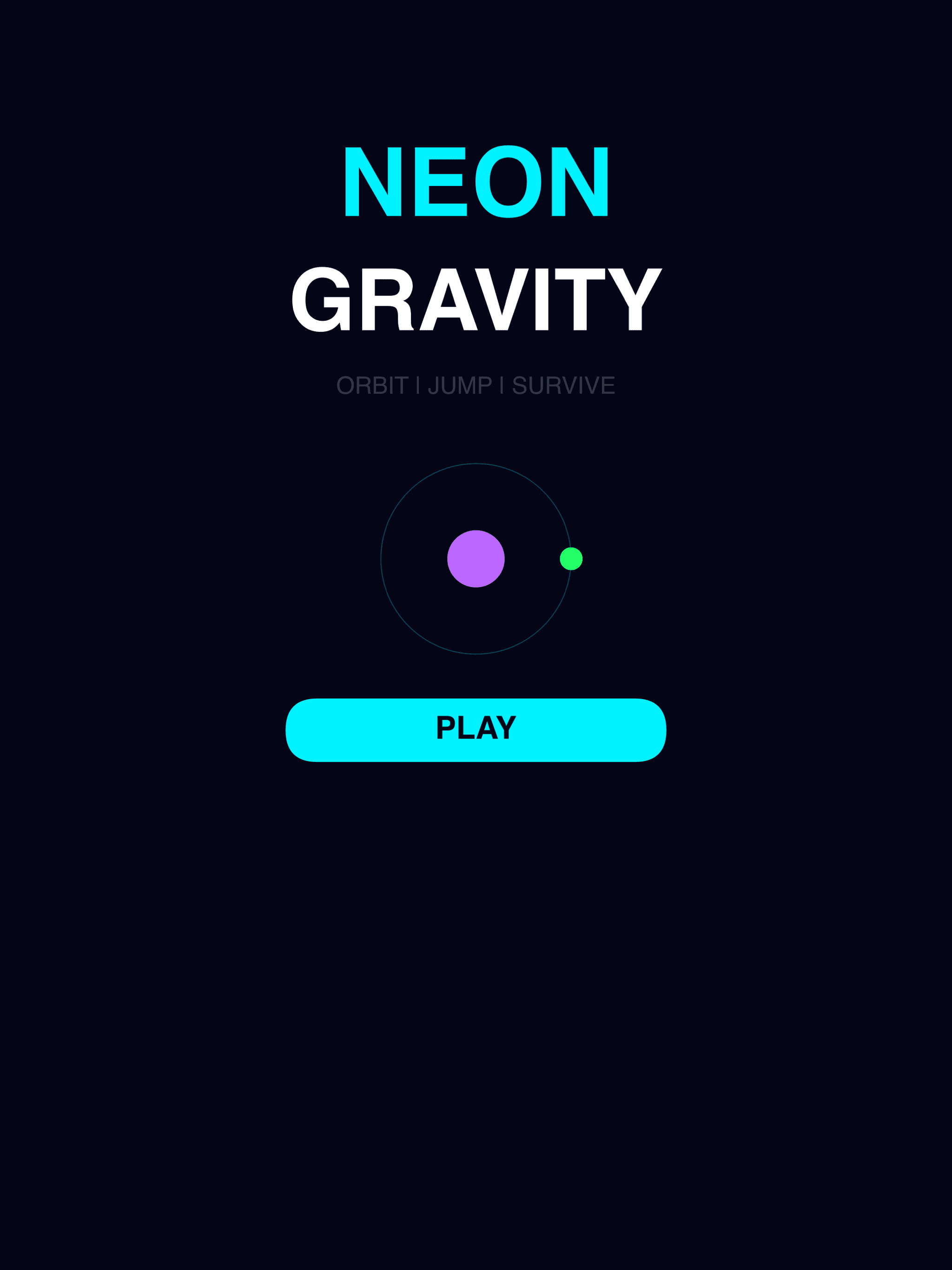 Neon Gravity iPad screenshot 1
