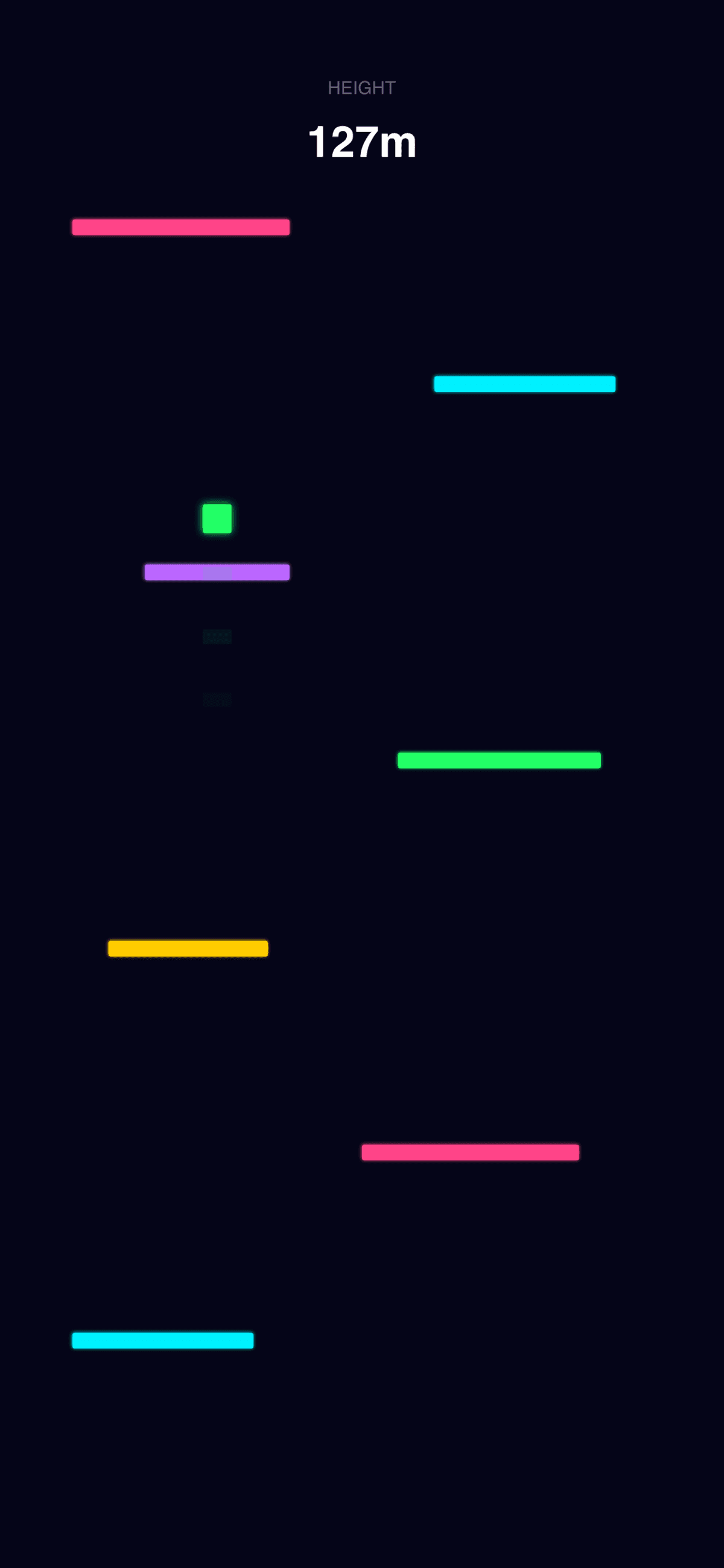 Neon Jump iPhone screenshot 2