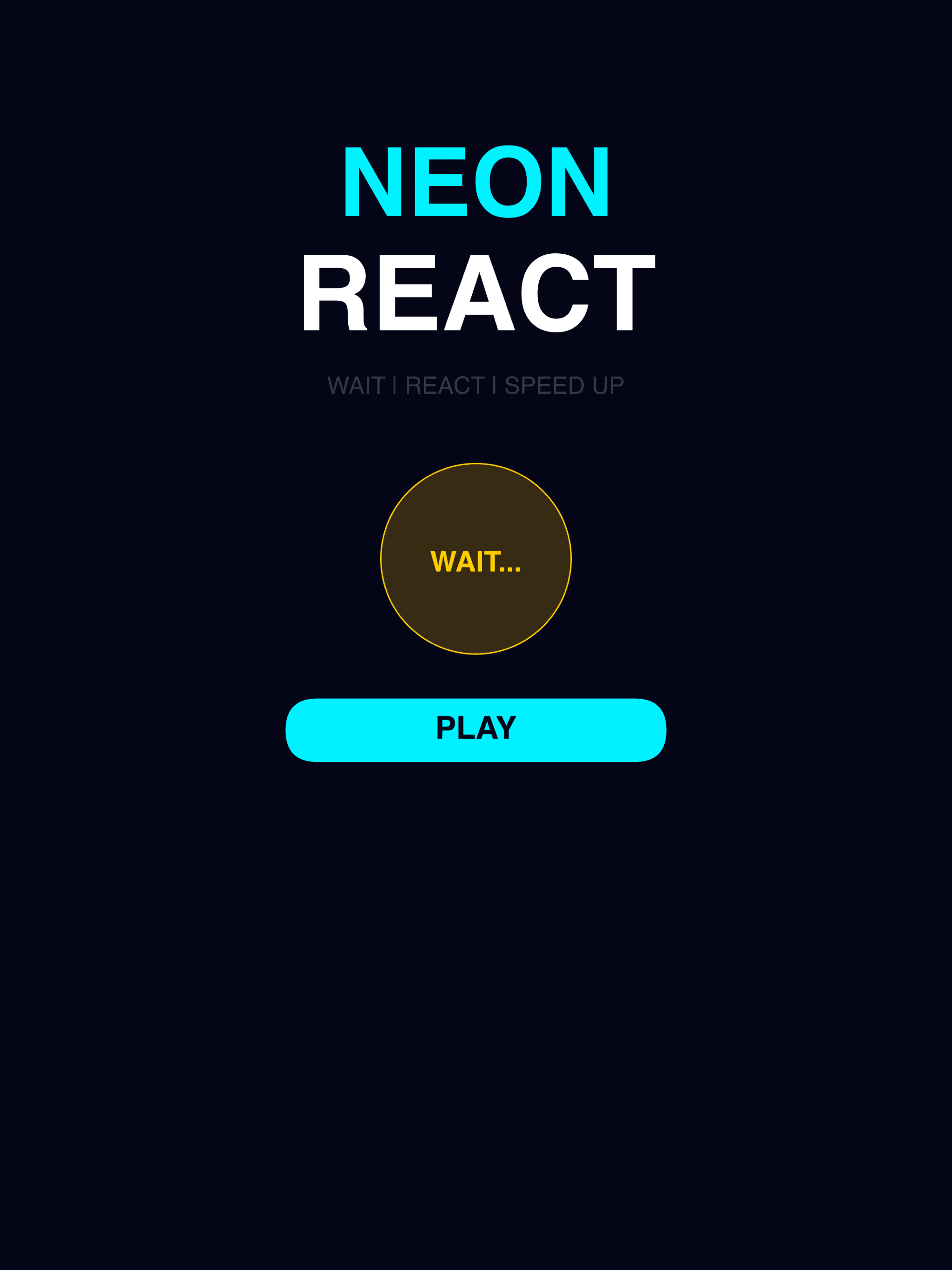 Neon React iPad screenshot 1