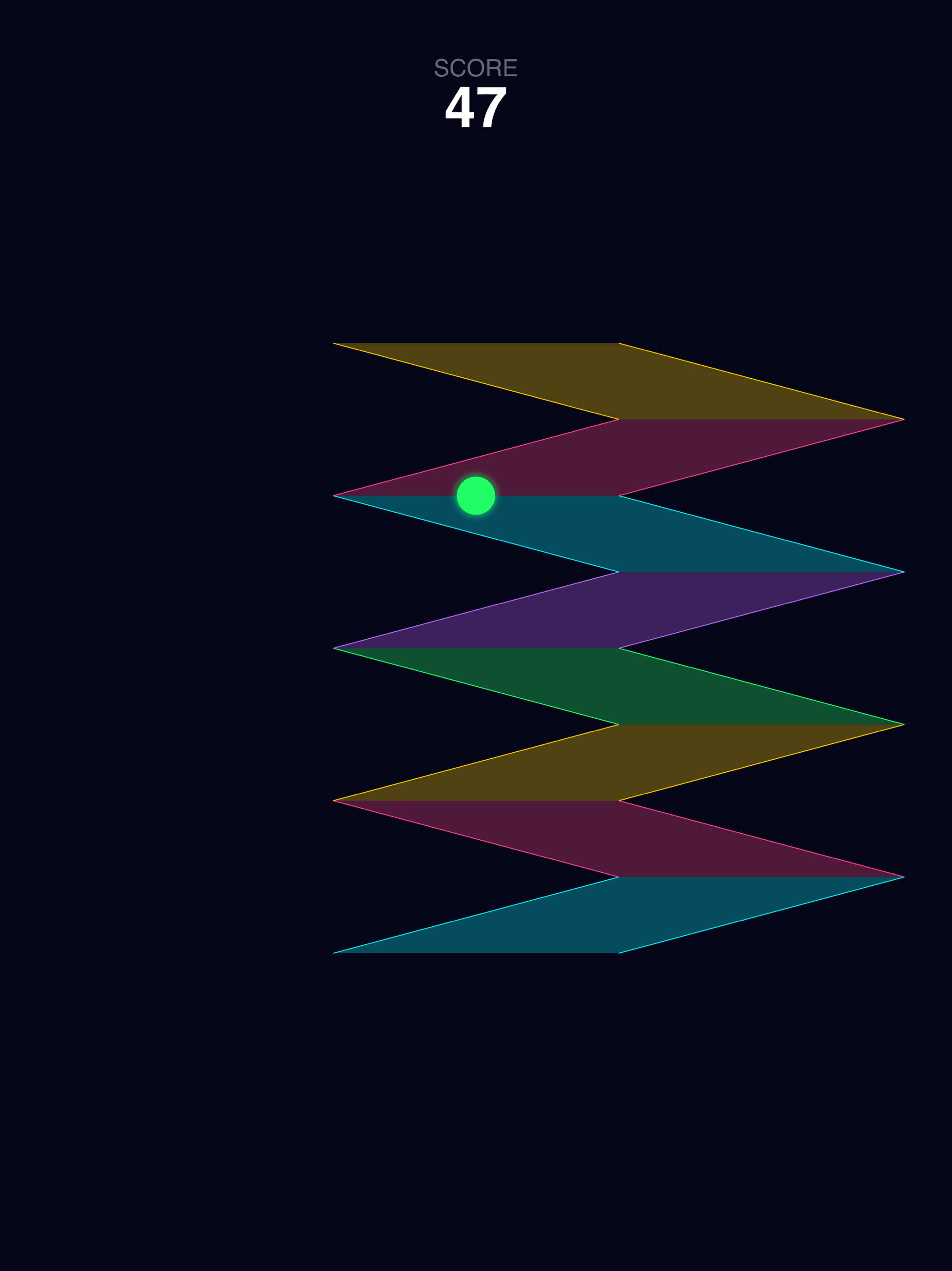 Neon Zig iPad screenshot 2