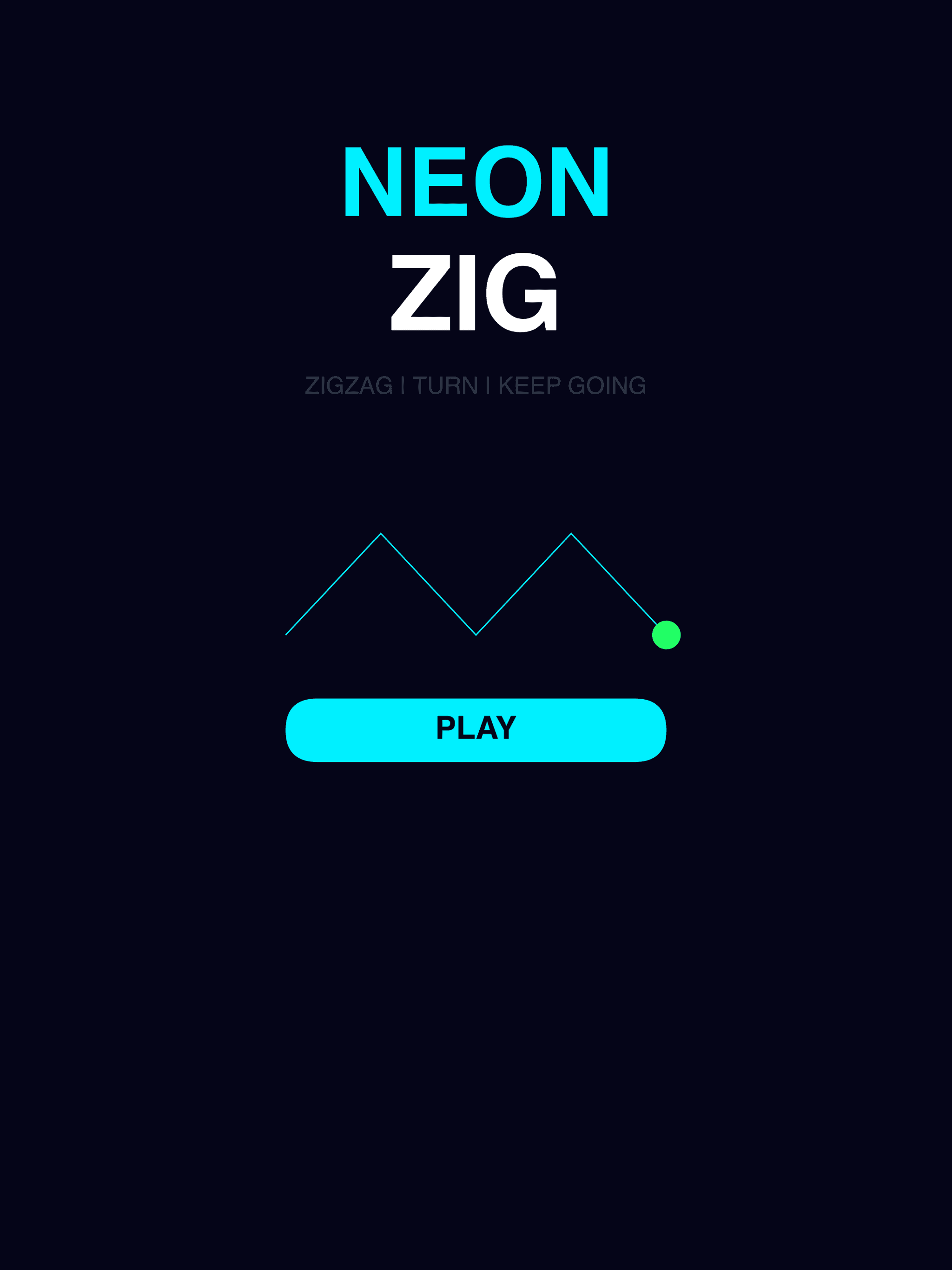 Neon Zig iPad screenshot 1