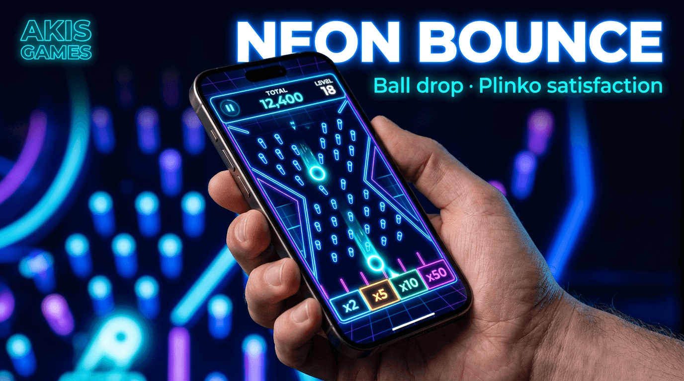 Neon Bounce — Ball drop