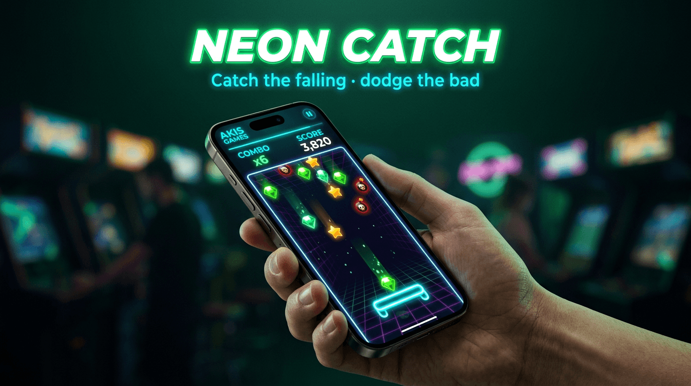 Neon Catch — Catch the falling