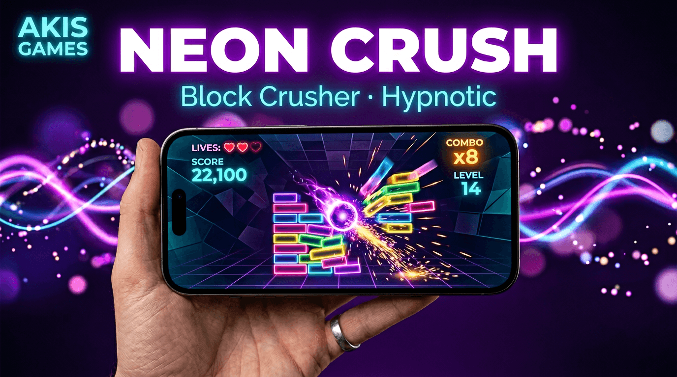 Neon Crush hero art