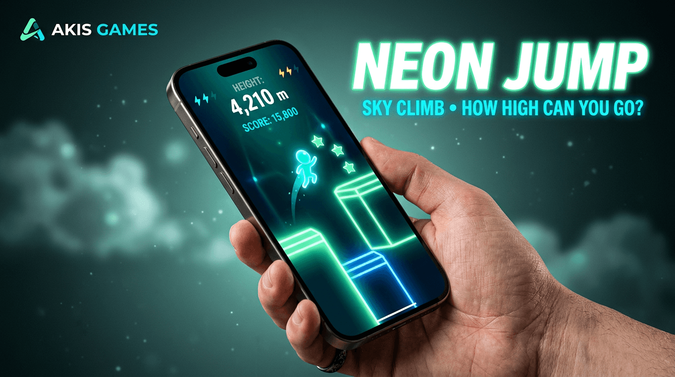 Neon Jump — Sky climb