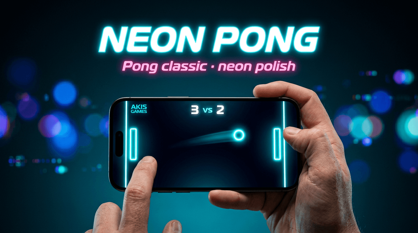 Neon Pong — Pong classic, neon polish