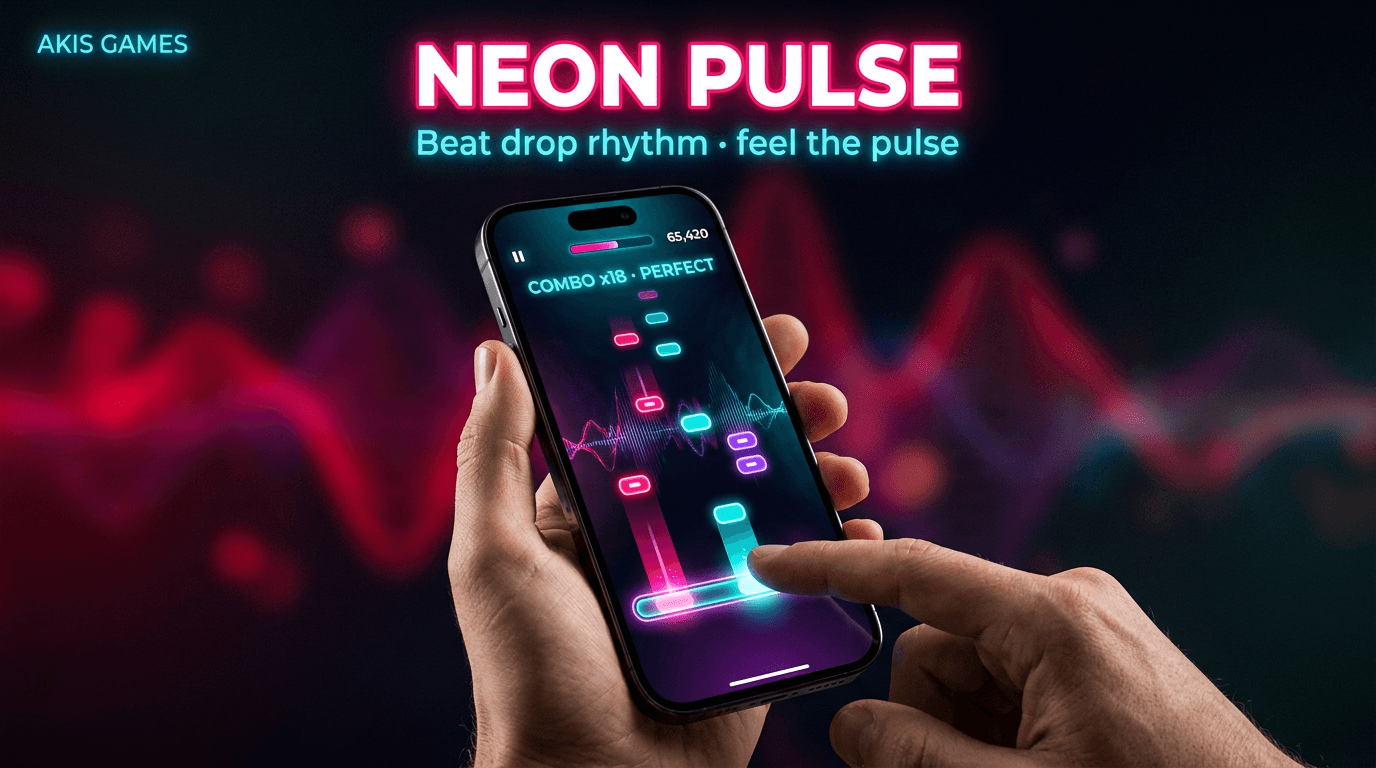 Neon Pulse — Beat drop rhythm