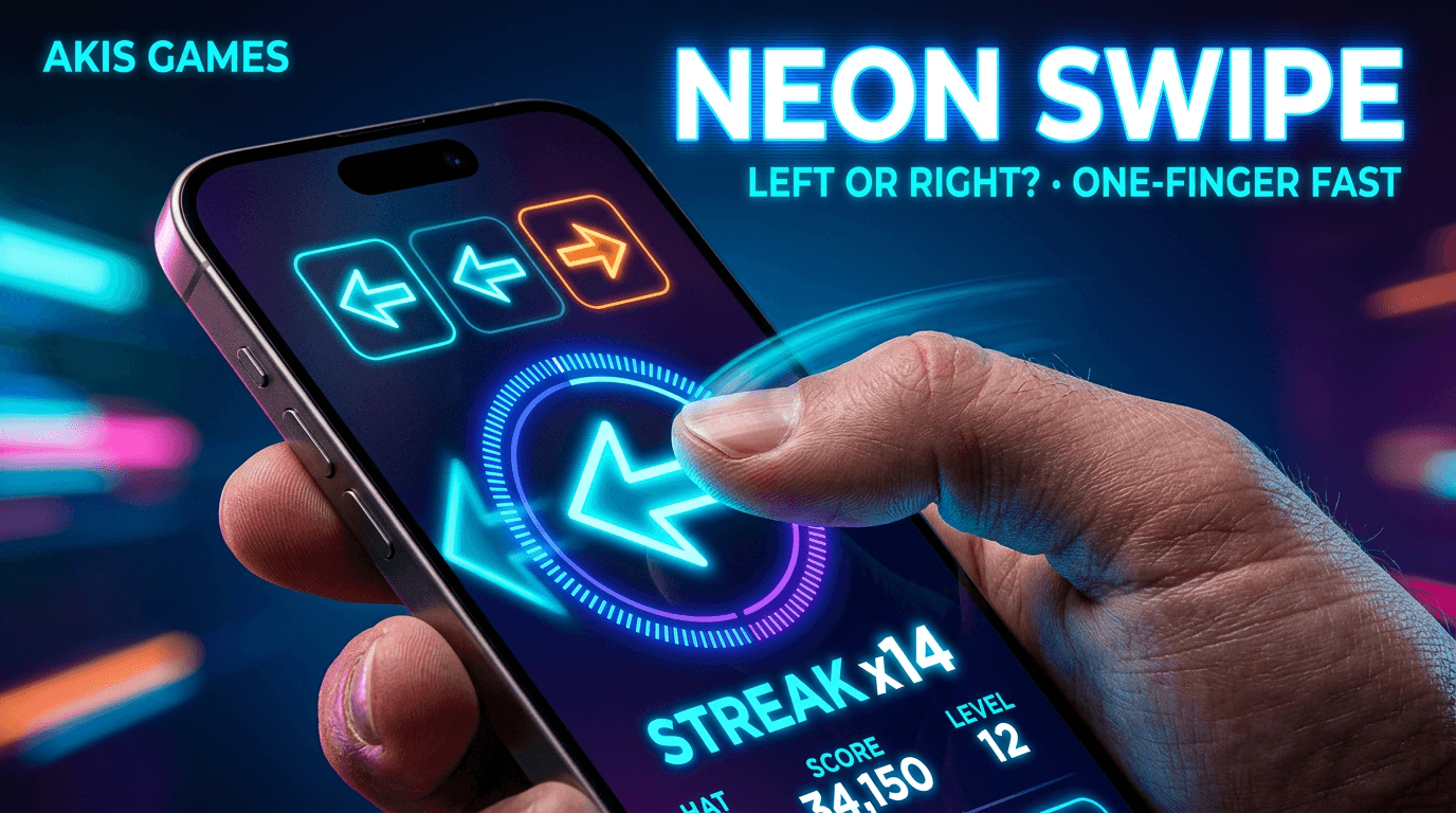 Neon Swipe — Left or right?