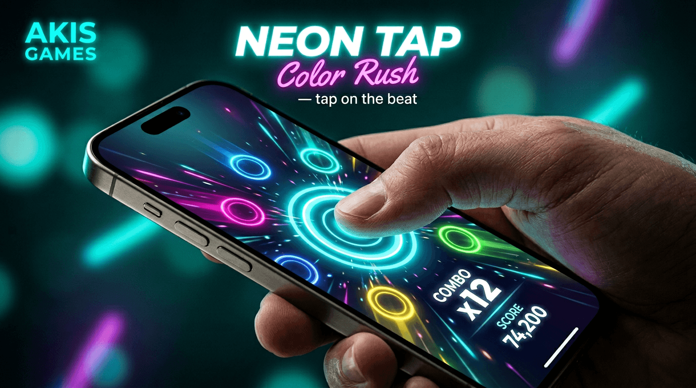 Neon Tap: Color Rush — Color-matching timing