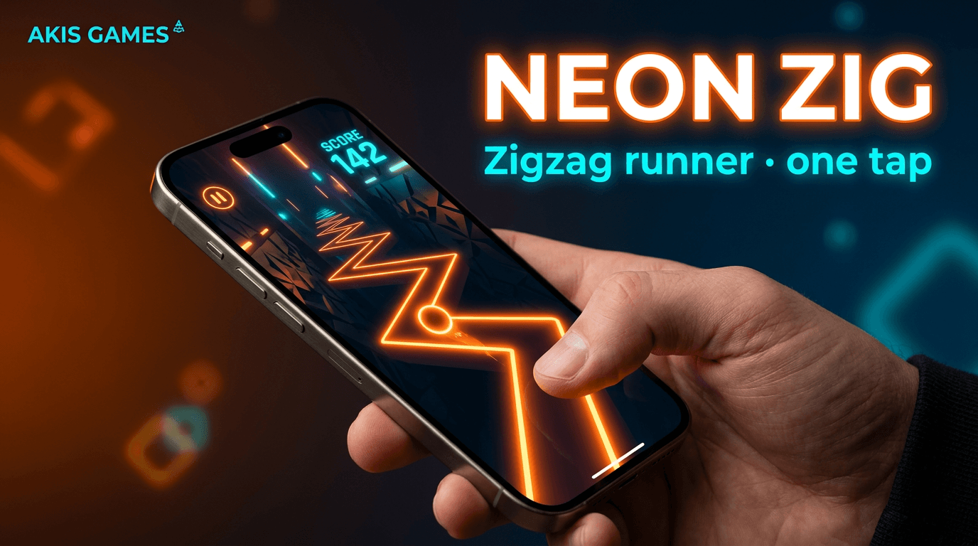 Neon Zig — Zigzag runner